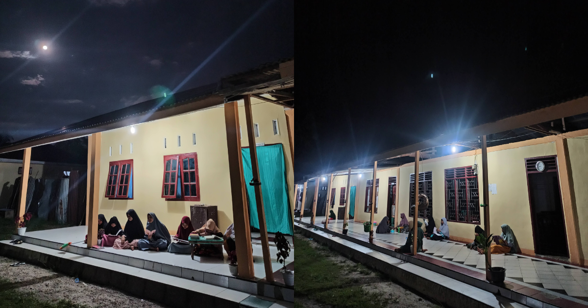 Belajar di Bawah Rembulan Setelah Shalat Isya